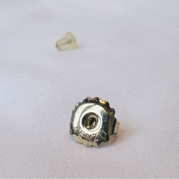 Zenzii - Modernist Waxed cord and gold tubes Double strand Earrings - Picture 3 of 5